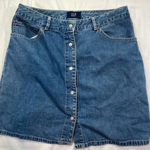 GAP original button from Womens denim skirt size 8